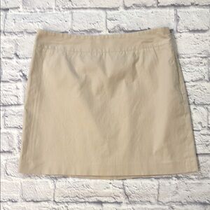 Banana Republic Skirt Light Khaki Lined Mini Skirt Women’s Size 6